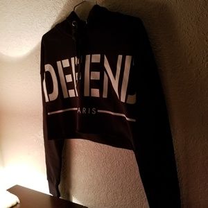 DEFEND Hang Low Hoodie. (Cropped Hoodie)